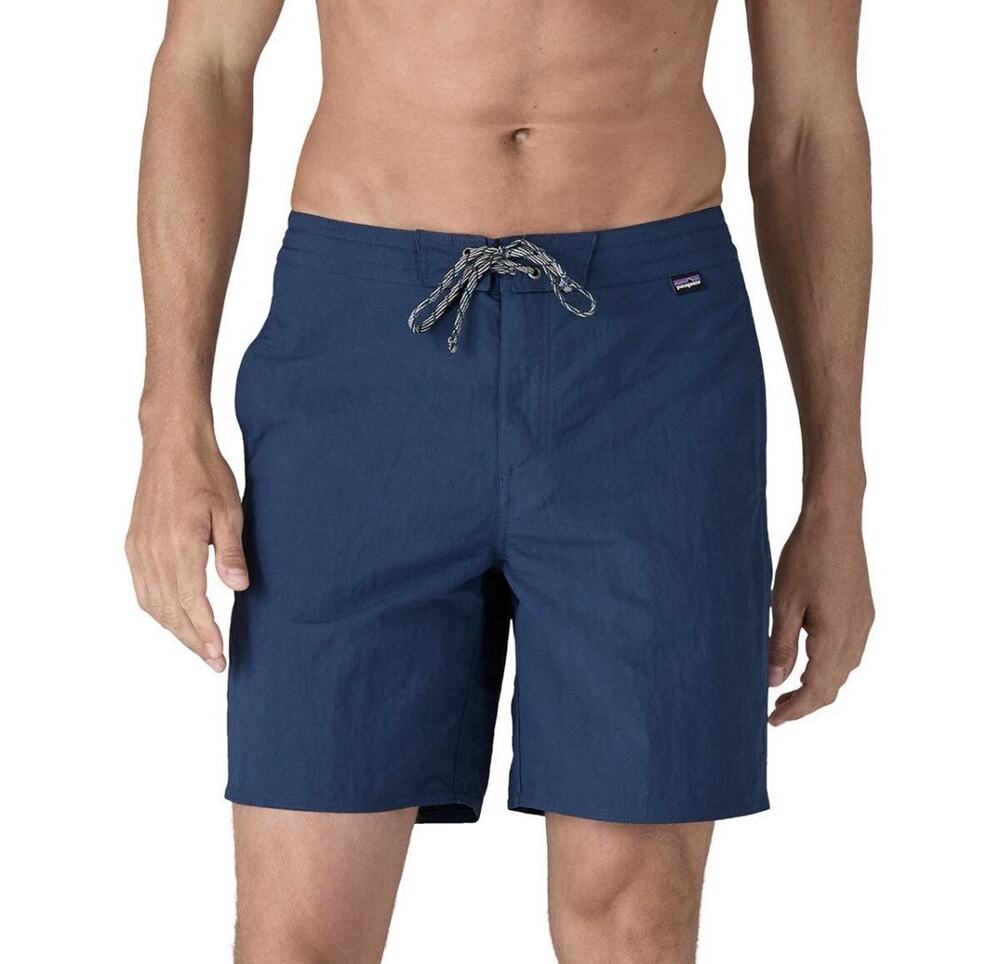 Patagonia Shorts Mens 36 Blue Wavefarer Hybrid Walk Boardshorts Hiking